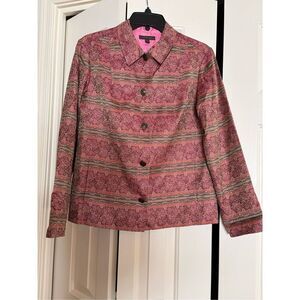 ****** 5 for $25 Amber Sun Jeweltone Brocade Jacket